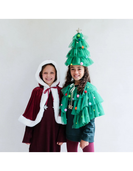 Mrs Claus Cape Red 3