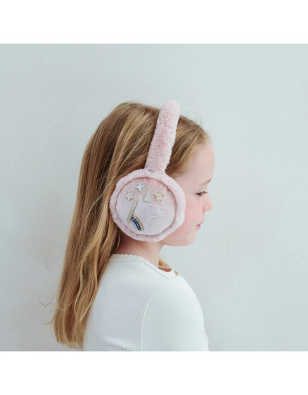 Unicorn Earmuffs Pink 3