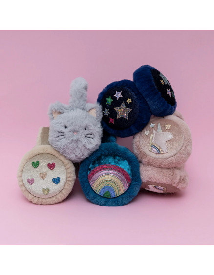 Rainbow Earmuffs Teal 5