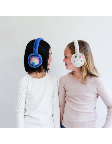 Rainbow Earmuffs Teal 4