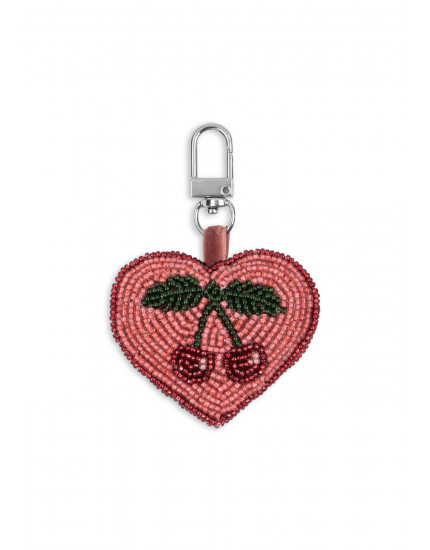 Beaded Key Chain Cherry