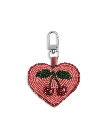 Beaded Key Chain Cherry One Size
