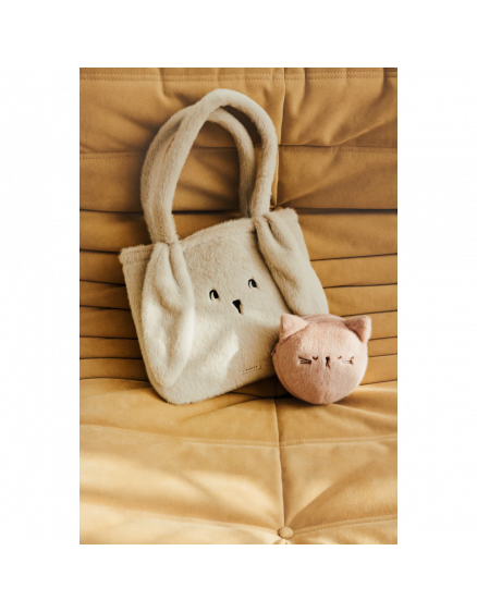 Lexi Plush Rabbit Totebag Mist 2