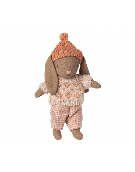 Winter Bunny Micro Brown Rose One Size