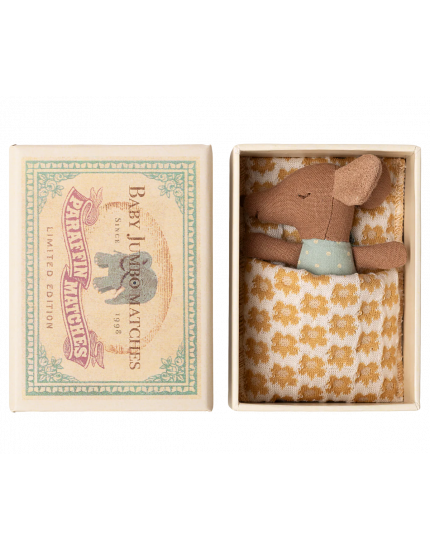 Sleepy Wakey Baby Mouse in Matchbox Blue One Size
