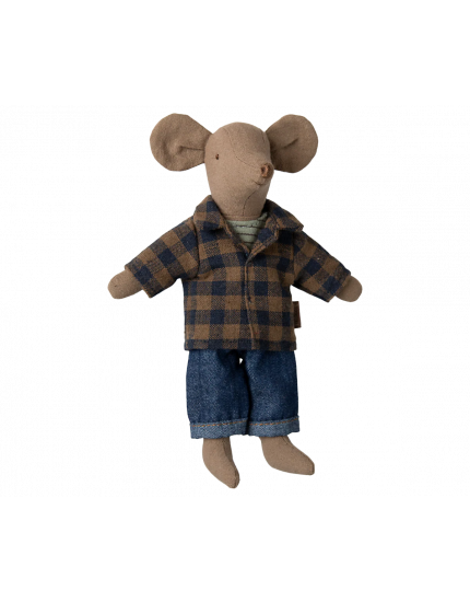 Dad mouse Light brown One Size