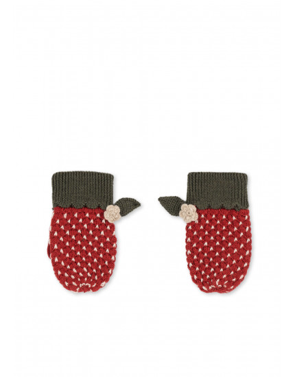 Strawberry Mittens True Red