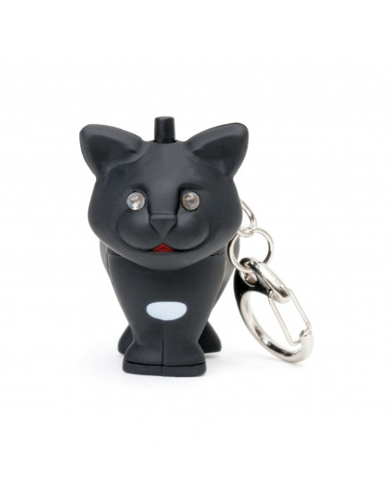 Cat LED & Sound Keychain 2
