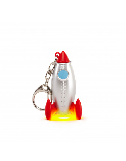 Rocket LED & Sound Keychain One Size