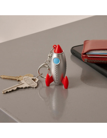 Rocket LED & Sound Keychain 3