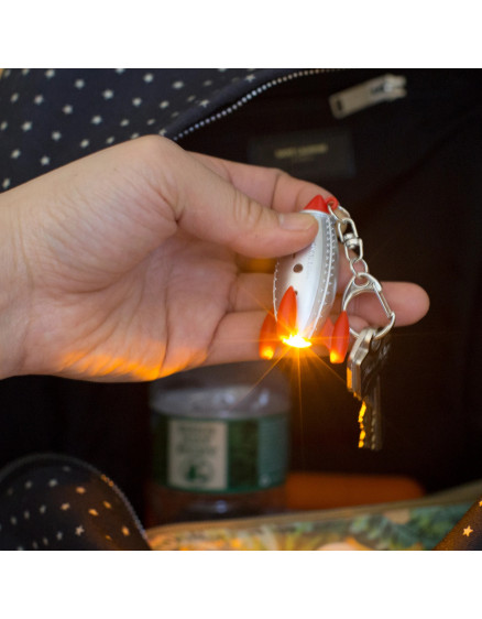 Rocket LED & Sound Keychain 2