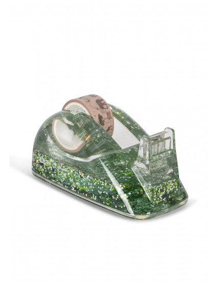 Sparkle Splash Tape Dispenser Green