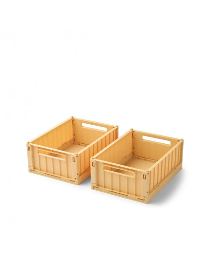 Weston Storage Box S 2-pack Lemon Yellow