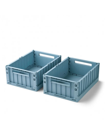 Weston Storage Box M 2-pack Beach Blue
