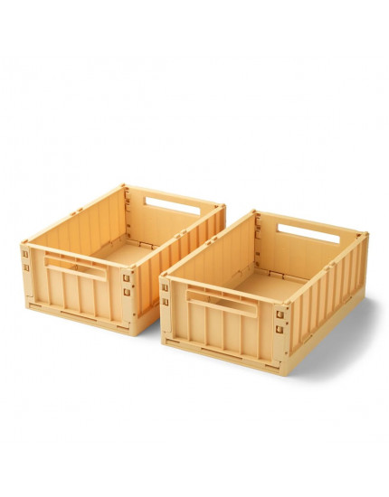 Weston Storage Box M 2-pack Lemon Yellow