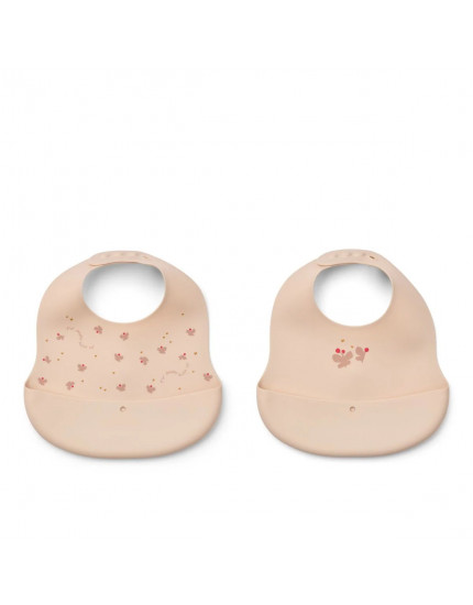 Ember Printed Bib 2-pack Mini Butterfly