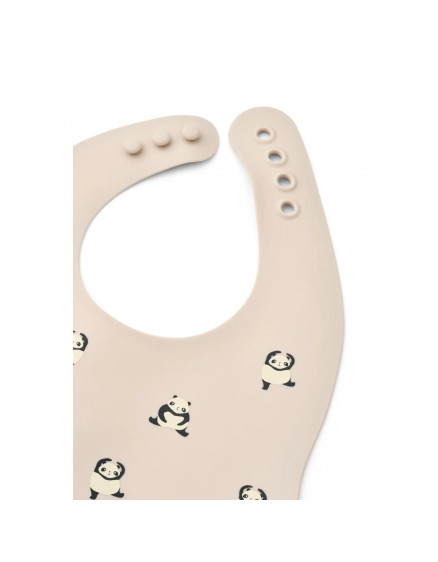Ember Printed Bib 2-pack Panda Sandy 3