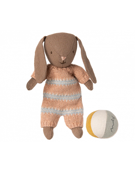 Bunny set Micro Brown Dusty Rose One Size