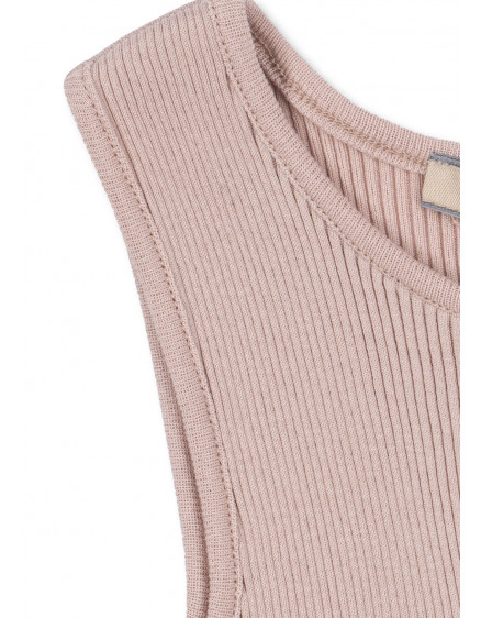 Kara Silk Tank Top Pale Blush 3