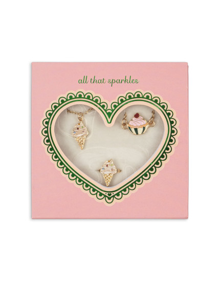 Sweet Jewelry Set Gold One Size