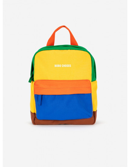 Color Block Backpack Multi One Size