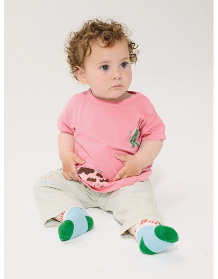 Farm Adventure T-shirt Pink 3