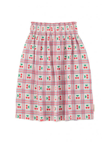 Long Skirt Ecru Cherries 5
