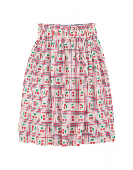 Long Skirt Ecru Cherries