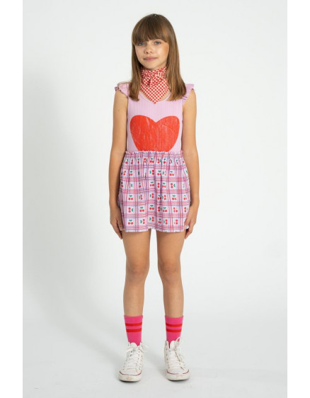 Short Skirt Lilac Cherries 6