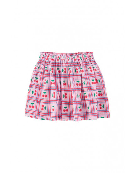 Short Skirt Lilac Cherries