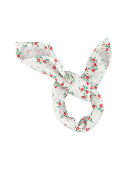 Бандана Ecru Red Flowers 2