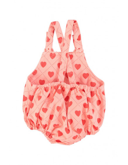 Baby Romper Pink Red Hearts 2