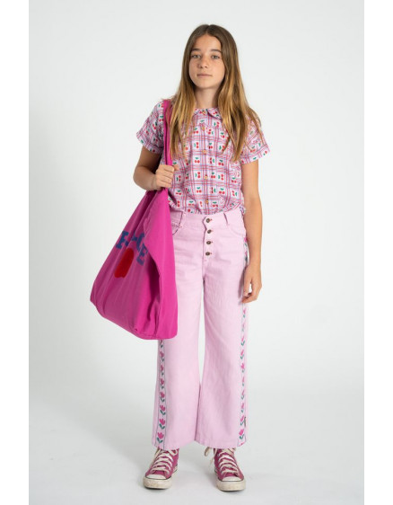 Flare Trousers Lilac 7