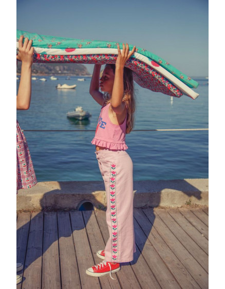 Flare Trousers Lilac 2