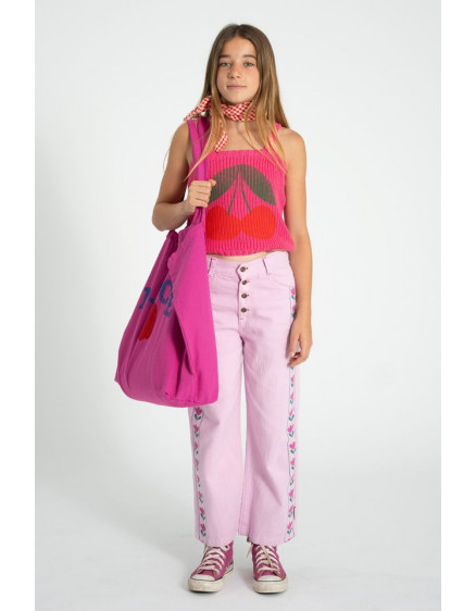 Flare Trousers Lilac 5