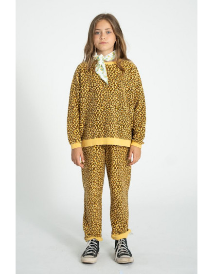 Sweatshirt Mustard Animal Print 4