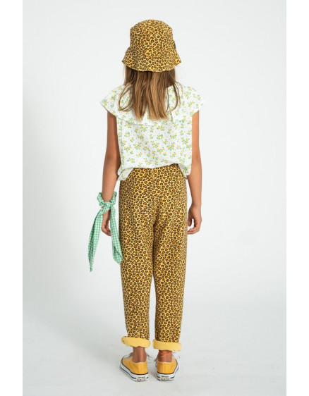 Hat Mustard Animal Print 6