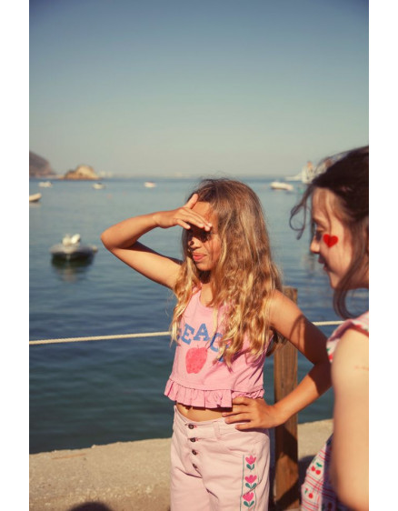 Топ Pink Peace Print 3