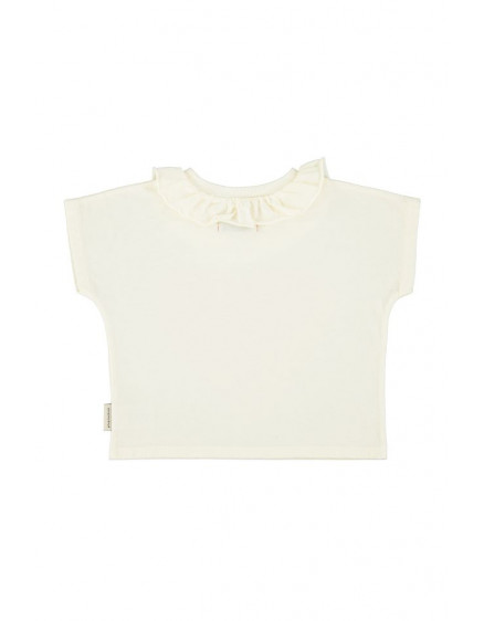 T'shirt Collar Ecru Red Heart Print 6