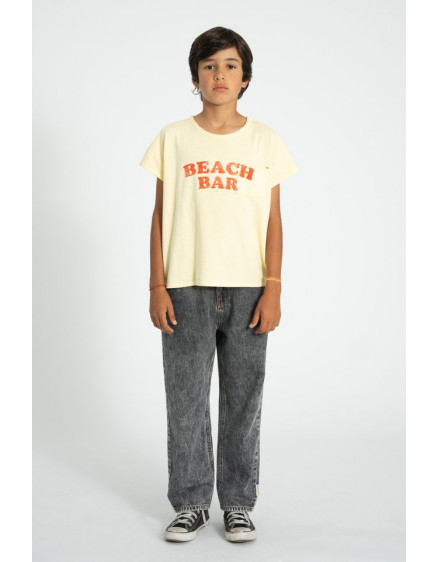T'shirt Light Yellow Beach Bar 6