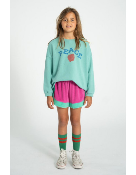 Sweatshirt Turquoise Peace 3