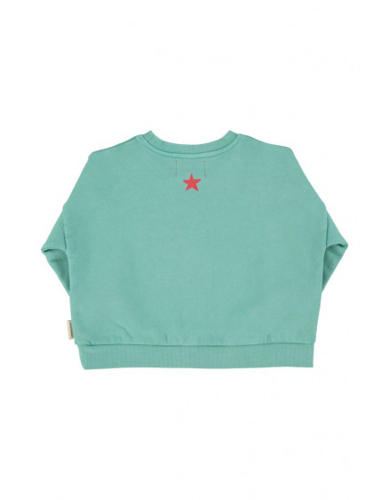 Sweatshirt Turquoise Peace 7