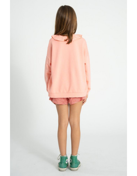 Sweatshirt Collar Light Pink Strawberry 3