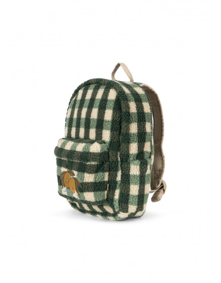 Jody Teddy Backpack Green Check 8