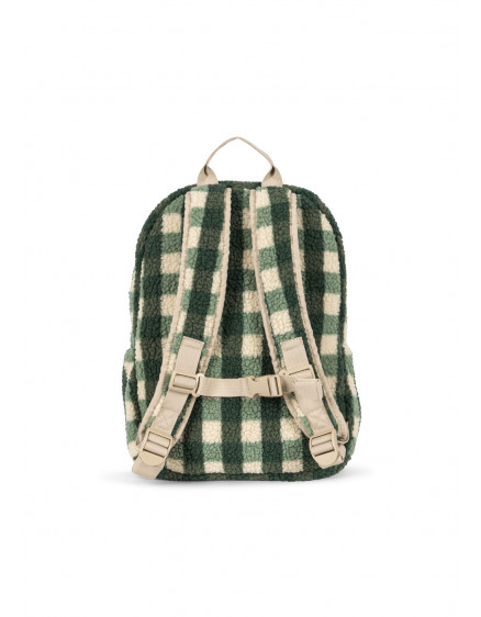 Jody Teddy Backpack Green Check 7