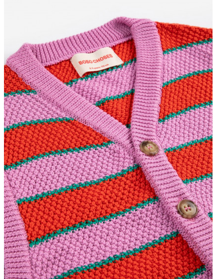 BC Striped Knitted Vest Purple 3