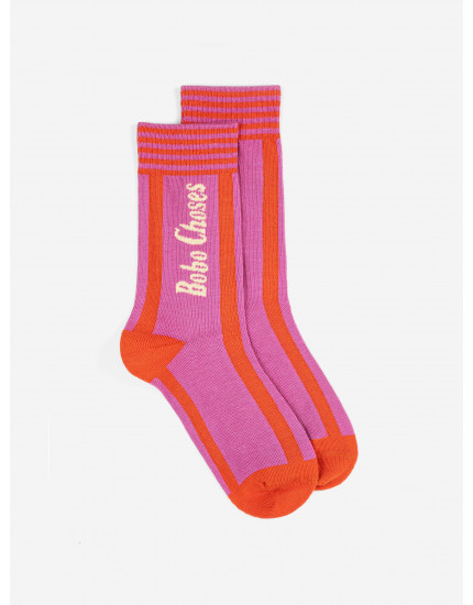 Bobo Choses Long Socks Purple 23-25