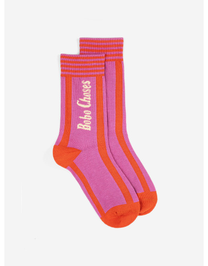 Bobo Choses Long Socks Purple 23-25