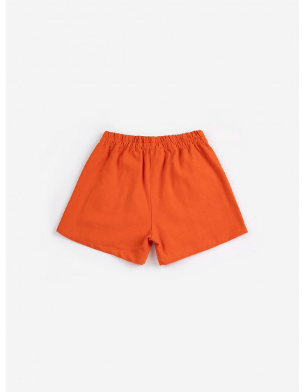 Color Block Woven Shorts Orange 4