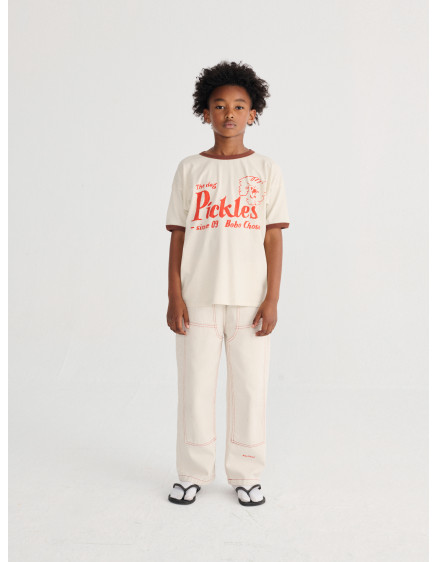 Twill Pants Off White 7